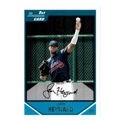 Jason Heyward #BDPP54 Baseball Cards 2007 Bowman Draft Picks & Prospects Prices