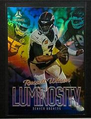 Russell Wilson #LUM-14 Football Cards 2023 Panini Luminance Luminosity Prices
