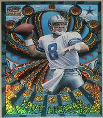Troy Aikman [Platinum Blue] #36 Football Cards 1997 Pacific Revolution Prices
