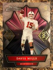 Davis Mills [100 Stripe] #ABC-67 Football Cards 2021 Wild Card Alumination Prices