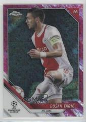 Dusan Tadic [Pink Mini Diamond Refractor] Soccer Cards 2021 Topps Chrome UEFA Champions League Prices
