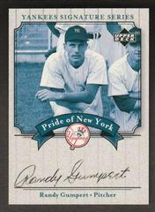 Randy Gumpert Baseball Cards 2003 Upper Deck Yankees Signature Series Pride of NY Autograph Prices