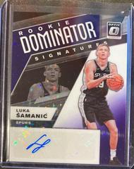 Luka Samanic [Purple Stars] #RD-LSM Basketball Cards 2019 Panini Donruss Optic Rookie Dominator Signatures Prices