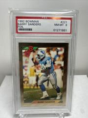 Barry Sanders [Foil] Football Cards 1992 Bowman Prices