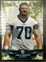 Zack Martin [Gold Refractor] Football Cards 2014 Topps Finest Prices