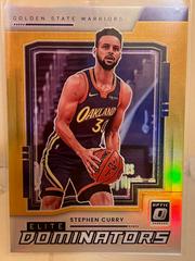 Stephen Curry [Gold] #2 Basketball Cards 2021 Panini Donruss Optic Elite Dominators Prices