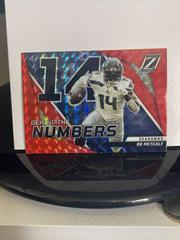 DK Metcalf [Red] #BN-DKM Football Cards 2022 Panini Zenith Behind the Numbers Prices