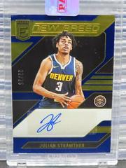 Julian Strawther [Blue] #18 Basketball Cards 2023 Donruss Elite New Breed Autograph Prices