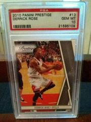 Derrick Rose #13 Basketball Cards 2010 Panini Prestige Prices