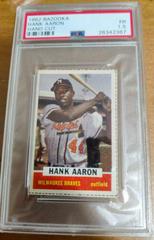 Hank Aaron [Hand Cut] Baseball Cards 1962 Bazooka Prices