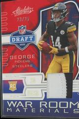 George Pickens [Silver] #23 Football Cards 2022 Panini Absolute War Room Materials Prices