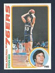 Steve Mix Basketball Cards 1978 Topps Prices