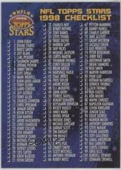 Checklist Football Cards 1998 Topps Stars Prices