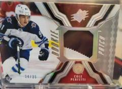 Cole Perfetti [Patch] Hockey Cards 2021 SPx Rookie Jersey Prices