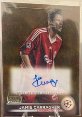 Jamie Carragher [Gold] #CA-JC Soccer Cards 2022 Stadium Club Chrome UEFA Competitions Autographs Prices