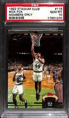 Rick Fox Members Only Basketball Cards 1992 Stadium Club Prices