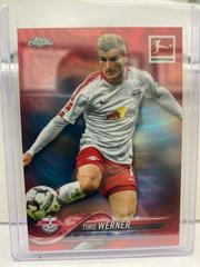 Timo Werner [Red Wave Refractor] #25 Soccer Cards 2018 Topps Chrome Bundesliga Prices