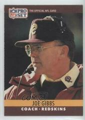 Joe Gibbs Football Cards 1990 Pro Set FACT Cincinnati Prices