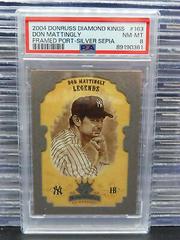 Don Mattingly [Framed Portrait Bronze Sepia] #163 Baseball Cards 2004 Donruss Diamond Kings Prices