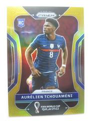Aurelien Tchouameni [Gold] Soccer Cards 2022 Panini Prizm World Cup Prices