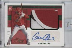 Cam Collier [Jersey Autograph Emerald] #106 Baseball Cards 2023 Panini Three and Two Prices