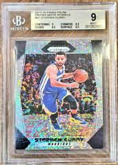 Stephen Curry [White Sparkle Prizm] Basketball Cards 2017 Panini Prizm Prices