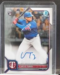 Curtis Terry #CRA-CT Baseball Cards 2022 Bowman Chrome Rookie Autographs Prices