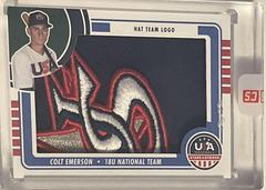 Colt Emerson [Team Logo] #48 Baseball Cards 2023 Panini Stars & Stripes USA Prices