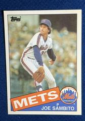 Joe Sambito Baseball Cards 1985 Topps Traded Tiffany Prices