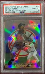 Derek Jeter [Class 1 Black Label] Baseball Cards 1999 Topps Gold Label Prices