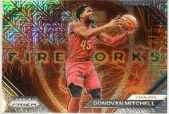 Donovan Mitchell [Mojo] #18 Basketball Cards 2023 Panini Prizm Fireworks Prices