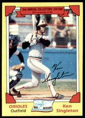 Ken Singleton #30 Baseball Cards 1982 Topps Drake's Big Hitters Prices