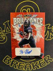 Breece Hall [Kaleidoscope Red] #FB-BH1 Football Cards 2022 Leaf Flash of Brilliance Autographs Prices