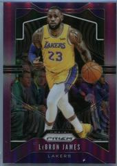 LeBron James [Purple Prizm] #129 Basketball Cards 2019 Panini Prizm Prices