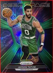 Jayson Tatum [Green Prizm] Basketball Cards 2023 Panini Prizm Deep Space Prices