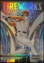 Max Ferguson [Autograph Silver Prizm] #F-MF Baseball Cards 2021 Panini Prizm Draft Picks Fireworks Prices
