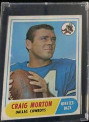 Craig Morton #155 Football Cards 1968 Topps Prices