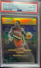 Scottie Pippen [Gold Refractor] Basketball Cards 2002 Finest Prices