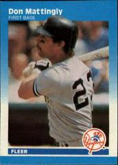 Don Mattingly #66 Baseball Cards 1987 Fleer Mini Prices