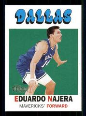 Eduardo Najera Basketball Cards 2000 Topps Heritage Prices