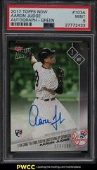 Aaron Judge [Autograph Green] Baseball Cards 2017 Topps Now Prices