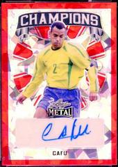 Cafu [Red Crystal] #C-C1 Soccer Cards 2022 Leaf Metal Champions Autographs Prices