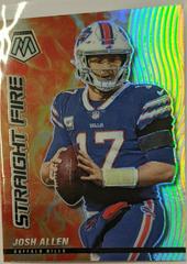 Josh Allen [Silver] Football Cards 2021 Panini Mosaic Straight Fire Prices