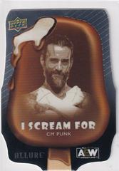 CM Punk Wrestling Cards 2022 Upper Deck Allure AEW I Scream For Prices