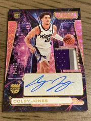 Colby Jones [Pink FOTL] #16 Basketball Cards 2023 Panini Recon Novice Patch Autograph Prices