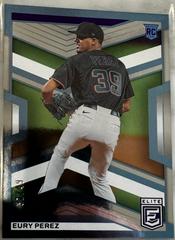 Eury Perez [Purple] Baseball Cards 2023 Panini Chronicles Elite Prices