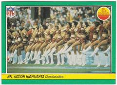 NFL Action Highlights [Cheerleaders] #87 Football Cards 1984 Fleer Team Action Prices