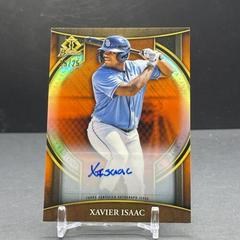 Xavier Isaac [Autograph Orange] #BI-5 Baseball Cards 2023 Bowman Invicta Prices