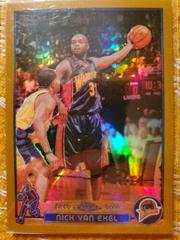 Nick Van Exel [Gold Refractor] #97 Basketball Cards 2003 Topps Chrome Prices