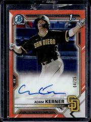 Adam Kerner [Orange Wave Refractor] #CPA-AK Baseball Cards 2021 Bowman Chrome Prospect Autographs Prices